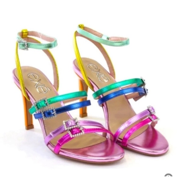 EXE REBECA 313 Multicolored High Heel Sandal - Picture 2 of 12